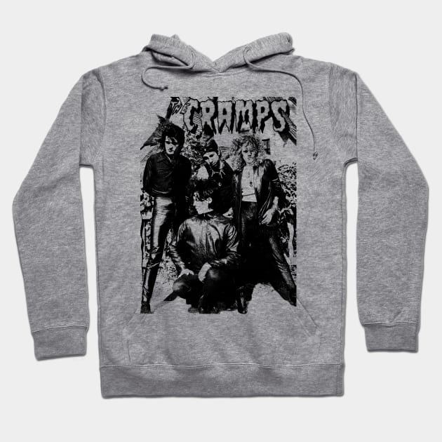 Retro The Cramps Hoodie by idontwannawait